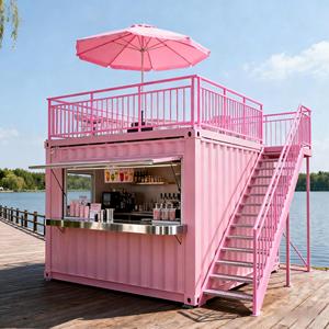 Contenedor Prefabricado para Comida Rápida, Cafetería, Kiosco, Bar, Oficina, <span class=keywords><strong>Restaurante</strong></span> Modular Móvil - Product Image 1
