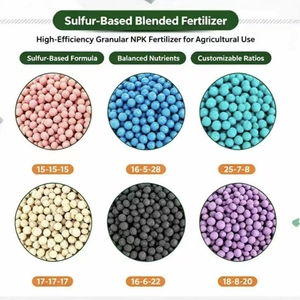 Fertilizante BB a Base de Azufre NPK <span class=keywords><strong>15</strong></span>-<span class=keywords><strong>15</strong></span>-<span class=keywords><strong>15</strong></span>, Fertilizante Granular a Granel, Bajo en Cloruros, Suministro de Fábrica para Agricultura - Product Image 4