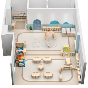 Moetry Contreplaqué Matériel Moderne Pépinière Bébé Meubles Ensemble pour Préscolaire Maternelle Salle de Classe Conception - Product Image 5