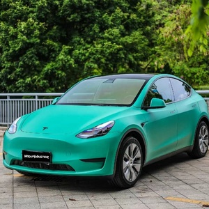 Vinilo Adhesivo para Autos WRAPMASTER, Vinilo Verde <span class=keywords><strong>Pino</strong></span> Mate para Envolver Vehículos, Película para Envoltura de Autos que Cambia de Color - Product Image 1