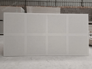 DEGOTONE Modell 1200 Moderne Quadratische Perforierte Gipskartonplatten Akustikpaneele Mikroporen-Löcher Papieroberfläche Schallabsorption 4x8 5+ - Product Image 3