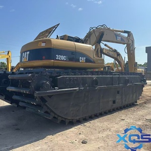 Mini-excavatrice sur chenilles d'occasion de bonne qualité, 320CL, 20 tonnes, avec boîte de vitesses PLC, pompe, modèle 2022 - Product Image 2