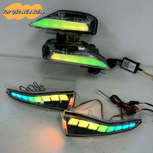 <span class=keywords><strong>MRD</strong></span> Compatible con Q50 2014-2021 Luz Diurna Espejo Lateral Luz Parachoques Delantero Secuencial Conjunto RGB - Product Image 2