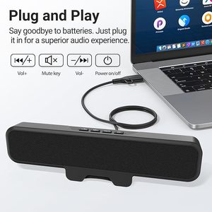 Inwa Wired Computer <b>Sound</b> Bar for V2.0 for Glass Cabinet AirPlay Support 10-30W Power Remote Control Laptop Desktop - Product Image 4