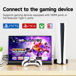 จอไวด์สกรีน LCD 156QC ใหม่16.7เมตรสีจริงเวลาตอบสนอง8MS ไฟแบ็คไลท์100% GB LED backlit สำหรับจอเสริมความหน่วงต่ำ - Product Image 5