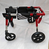 Fauteuil roulant à quatre roues pour animaux de compagnie, robuste et durable, pour chiens, aide à la mobilité des membres avant