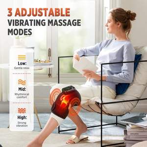 Ceinture chauffante sans fil pour soulagement de la douleur, avec vibrations, pour épaule, coude, genou, pied, masseur, batterie 4000 mAh, 65 niveaux de chauffage - Product Image 4