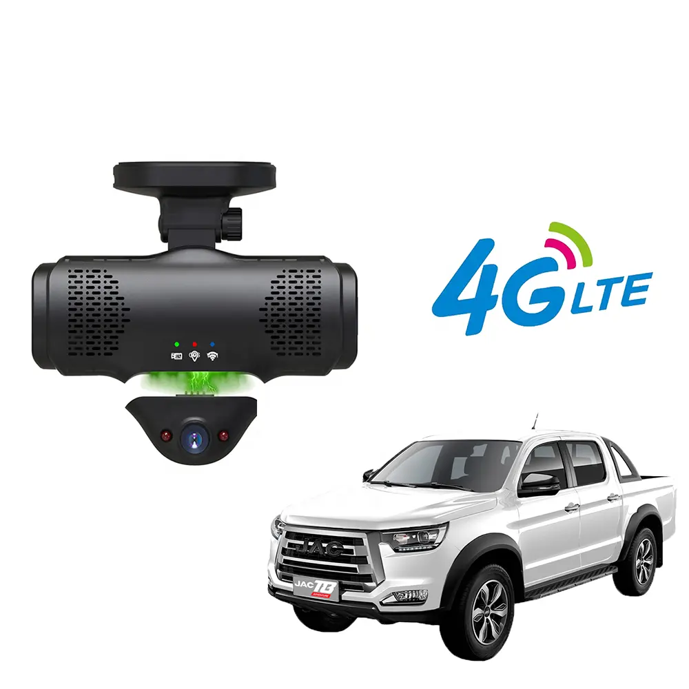 No screen 4g sim cloud dash cam 4g dual camera car dvr with app live front and rear dual lens wifi dashcam with gps