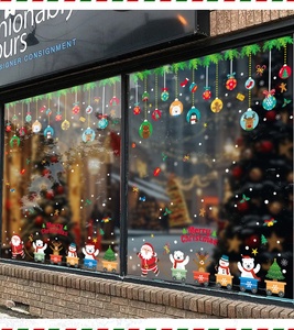 Santa Claus cửa sổ đề can xuyên biên giới giáng sinh tĩnh cửa kính dán PVC Cửa Hàng Đồ trang trí cho quà tặng bán lẻ cho cửa sổ - Product Image 6