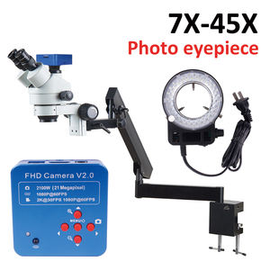 Xsz-107bn biologique numérique prix sunshine 16 mp oeil smartphone téléphone portable usb caméra Microscope Trinoculaire Stéréo - Product Image 5