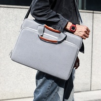15.6 "-16" étui de transport pour ordinateur portable en tissu hydrofuge sac d'ordinateur à bandoulière pour Macbook Lenovo