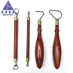Đầu cạo điêu khắc đất sét cacbua cứng cao, sản xuất theo yêu cầu, dụng cụ tạo hình gốm, phụ kiện tạo hình đất sét, dụng cụ tạo hình bùn đất - Product Image 1