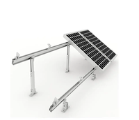Supports de montage inclinables pour panneaux solaires en alliage zinc-aluminium-magnésium, réglables multi-angles (0-60°), pour montage avant et arrière, pour panneaux solaires en plein champ