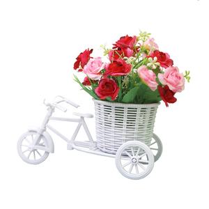 Décoration d'intérieur pour salon, bouquet de fleurs en soie, fleurs artificielles en plastique, décoration de voiture, décoration de maison, petite décoration en <span class=keywords><strong>pot</strong></span> - Product Image 5