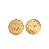 Pièces commémoratives du zodiaque chinois en gros du fabricant, médailles personnalisées en or pur/argent ou alliage de zinc, Année du Dragon