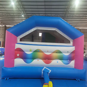 Castillo Inflable Comercial Pequeño con Tobogán, Diseño <span class=keywords><strong>de</strong></span> Unicornio y Caballo, para Niños, Uso en Exteriores - Product Image 4