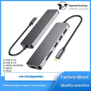 <span class=keywords><strong>Hub</strong></span> multifonctionnel en aluminium Type-C 10 ports 4K HDTV pour <span class=keywords><strong>2</strong></span>.0 VGA USB 3.0 Gigabit Ethernet PD Charging Sd Card MacBook Pro - Product Image 6