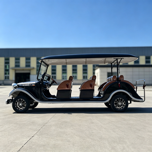 HKBG 2026 Carro de Golf Eléctrico de Alta Gama Estilo Vintage para Turismo - Product Image 3