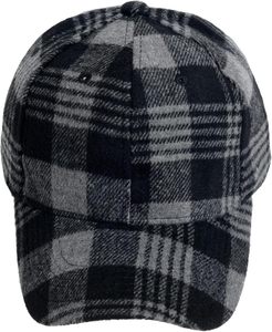 Custom 5 Panel Camp Cap Plaid Flannel Checkered High Quality 3D Puff Embroidery Adjustable Mens Streetwear <b>Flat</b> Brim Sun <b>Hat</b> - Product Image 5