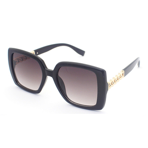 แว่นกันแดดทรงสี่เหลี่ยมขนาดใหญ่ Sunway Eyewear สำหรับผู้หญิง แฟชั่นขาแว่นโลหะ รับทำโลโก้ แว่นกันแดดดีไซน์เนอร์ - Product Image 1