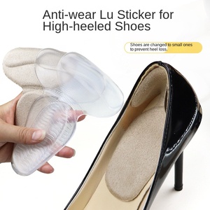 Vente en Gros Autocollants de <span class=keywords><strong>Talon</strong></span> en Silicone Transparent Anti-Frottement pour Chaussures d'Été en Cuir à Talons Hauts pour Femme, 2 en 1 Épais Soin de Beauté Personnel pour les Pieds - Product Image 2