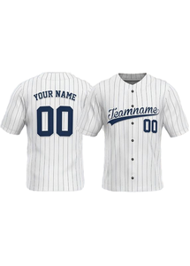 Kaos Seragam Baseball Softball Remaja Custom Print Heat-Transfer Bahan Bernapas Unisex Multi-Desain Nama Tim Custom 100% - Product Image 2