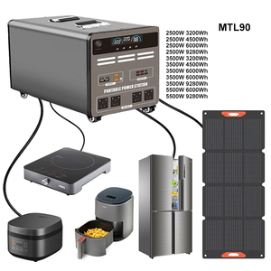 สถานีพลังงานแสงอาทิตย์แบบพกพา LiFePO4 5500W ยอดขายสูงสุด คลื่นไซน์บริสุทธิ์ MPPT USB/Type-C ไฟ LED XT90 ชาร์จเร็ว จ่ายไฟ AC 220V - Product Image 1