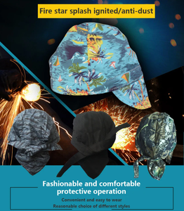 PPE 땀 위킹 통기성 난연 헬멧 하드 모자 안감 아메리칸 스타일 유행 용접기 먼지 모자 용접 캡 - Product Image 5