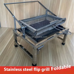 Barbecue rotatif en acier inoxydable 304 360° °   Rôtissoire à poulet, poisson et <span class=keywords><strong>agneau</strong></span> pour le camping et la maison, assurant une cuisson uniforme - Product Image 2