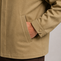 Veste en toile unisexe à fermeture éclair, 100% coton, vintage, de haute qualité, avec logo personnalisé OEM, fabriquée par XUCHANG