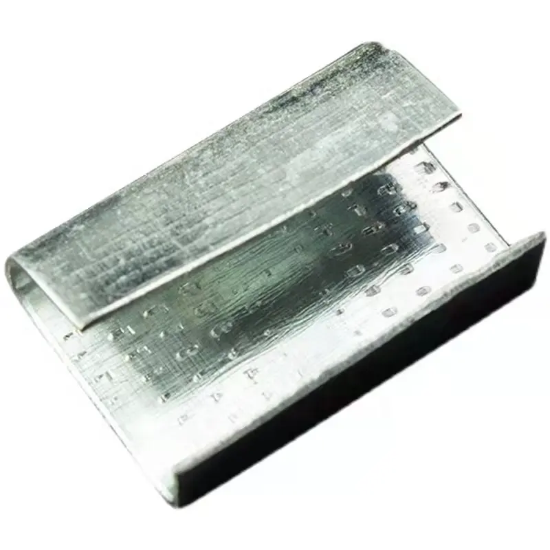 Resistente 16-19MM Pet PP cinturino in acciaio sigilli in metallo clip per reggette guarnizione per reggette clip in metallo