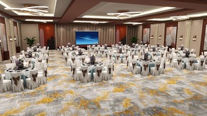 Tường Để Tường Sang Trọng Thảm Trung Quốc In Thảm Dễ Dàng Để Làm Sạch Thương Mại Phòng Tiệc Thảm - Product Image 5