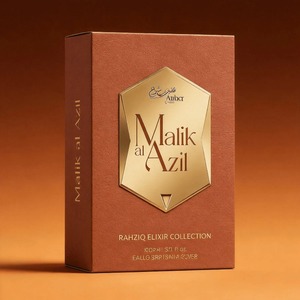 Foldable powder gold perfume gift <b>box</b> with embossed logo and <b>white</b> inserts can be customized as required - Product Image 4