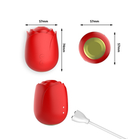 Odeco - Sucette pour mamelons pour adultes - Rose - Jouets sexuels pour femmes - Jouets sexuels pour adultes - Vibrateur à succion en forme de rose