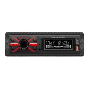 고출력 범용 자동차 충전기 스테레오 자동 라디오 자동차 라디오 음악 1 싱글 DIN BT 12V USB SD TF 카드 AUX LCD 자동차 MP3 플레이어