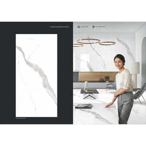Losas de Porcelana Esmaltada Arabescato para Revestimiento de Paredes de Lujo, Diseño Arquitectónico y Lápides, 120x240cm, Piedra Sinterizada - Product Image 4