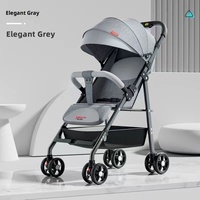 Poussette Bébé Mishore en Promotion, Pliage Ultra-Léger à un Bouton, Siège et Position Allongée, Métal Amortissant, Haut de Gamme, Pliable, 20KG