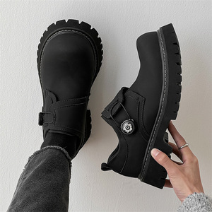 241229 Offre Spéciale chaussures à plateforme pour hommes chaussures habillées noires chaussures derby - Product Image 3