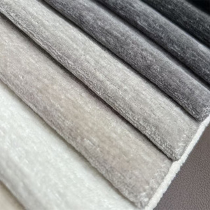 Putih dan krim Hometextile desain baru Chenille kain pelapis Sofa Aura - Product Image 3