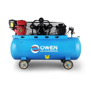 two function two engine factory cheap Price 8bar Industrial Gasoline petrol Air Compressor For Sale