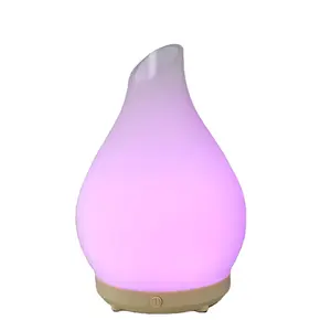 Ellestfun 80ml High Quality Colorful Lights With Usb Cable Glass Aroma Diffuser Office Essentials Humidifier