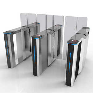 Portone <span class=keywords><strong>scorrevole</strong></span> della barriera del tornello di RFID con il riconoscimento di fronte, QR Scanner, IC Card, Anti-pizzico e allarme per il sistema di controllo di accesso - Product Image 5