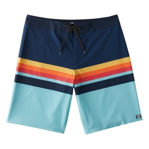 Shorts de bain à séchage rapide personnalisés avec logo pour hommes et enfants, imprimés par sublimation, motif Paisley, lettres, points et patchwork géométrique - Product Image 1