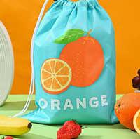 Sac à dos léger en polyester avec cordon de serrage et logo personnalisé pour les voyages, l'école, la remise en forme, sac à cordon de serrage de grande capacité avec style tendance