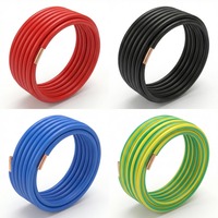 Câble en cuivre massif BV 450/750V, câblage domestique en PVC, homologué CE, fil électrique pour bâtiment 10 AWG
