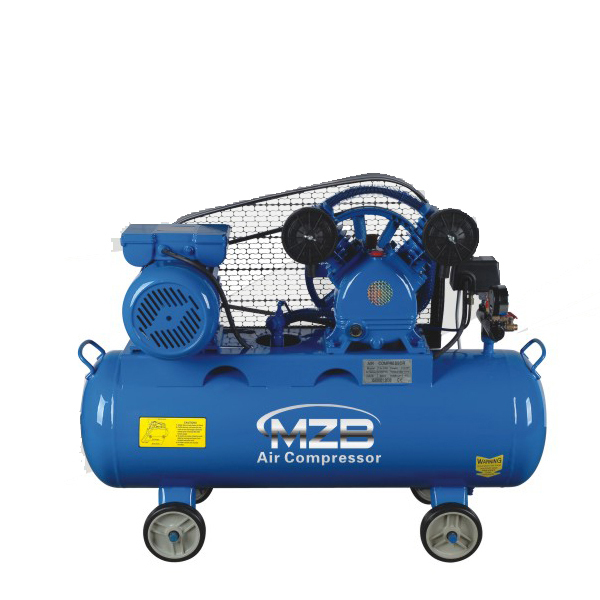 3HP 2KW Single Phase 70L Mini Portable Belt Driven Industrial Mzb air Compressors From China