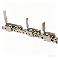 Fourche poussoir en acier inoxydable 304 et aluminium pour convoyeur de machine d'emballage de coussins