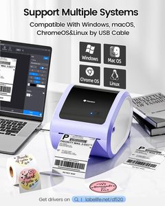 Pomemo D520bt Thermische Verzending Label Printer 4X6 <span class=keywords><strong>Interface</strong></span> Draadloze Label Printer Voor Verpakking - Product Image 4