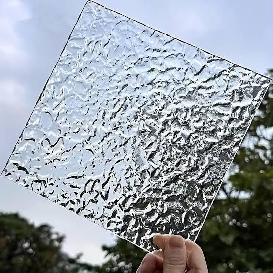 3mm Transparent Colored Water Ripple Acrylic Sheet Suitable for Signages Display Box Crafts Lighting Deco Creative Project