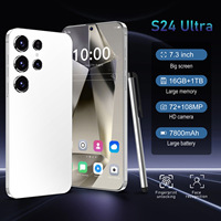 Teléfono Móvil S24 Ultra en Oferta, 16 GB + 1024 GB, Pantalla Completa de 6.6 Pulgadas, Android 10.0, Teléfono Inteligente